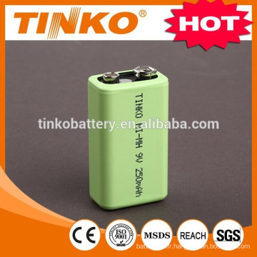 Hydrure de nickel taille 9v 250MAH